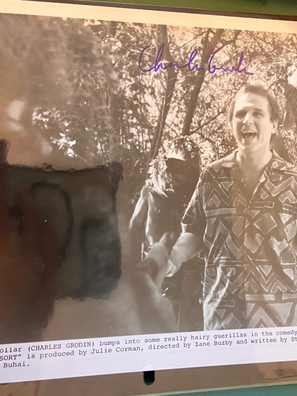 Charles grodin autograph hand signed authentic LAST resort